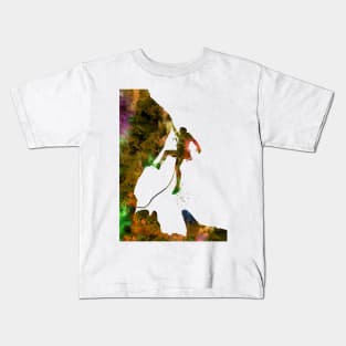 Rock climbing Kids T-Shirt